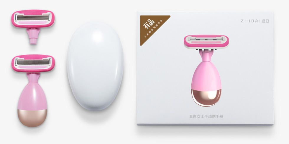 Женская бритва Mijia Youpin ZhiBai lady DL2, розовый фото 2